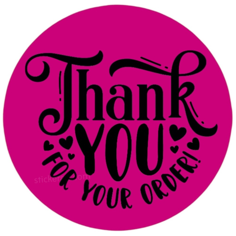 100 Thank You Stickers for poshmark 2 in round  | Shipping Supplies | NWT - Picture 6 of 13